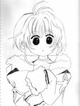 Sakura wears Fai's Coat